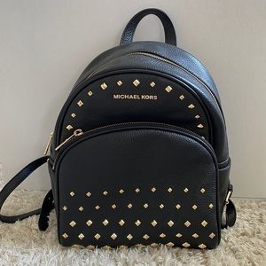 Michael Kors Leather Studded Backpack